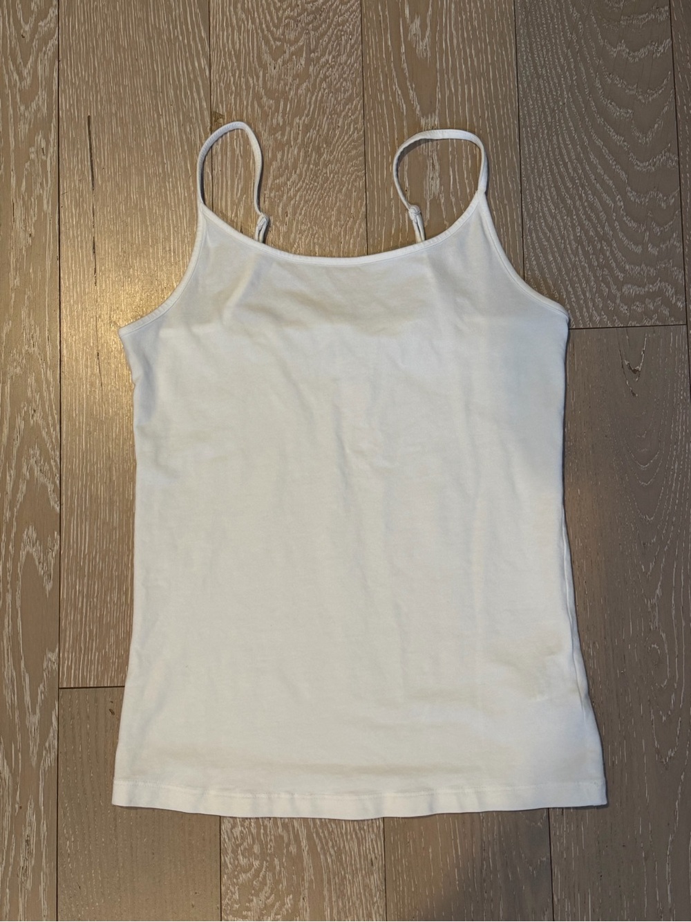 GAP White Slim Spaghetti Strap Camisole